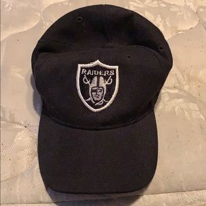 raiders bent bill baseball cap